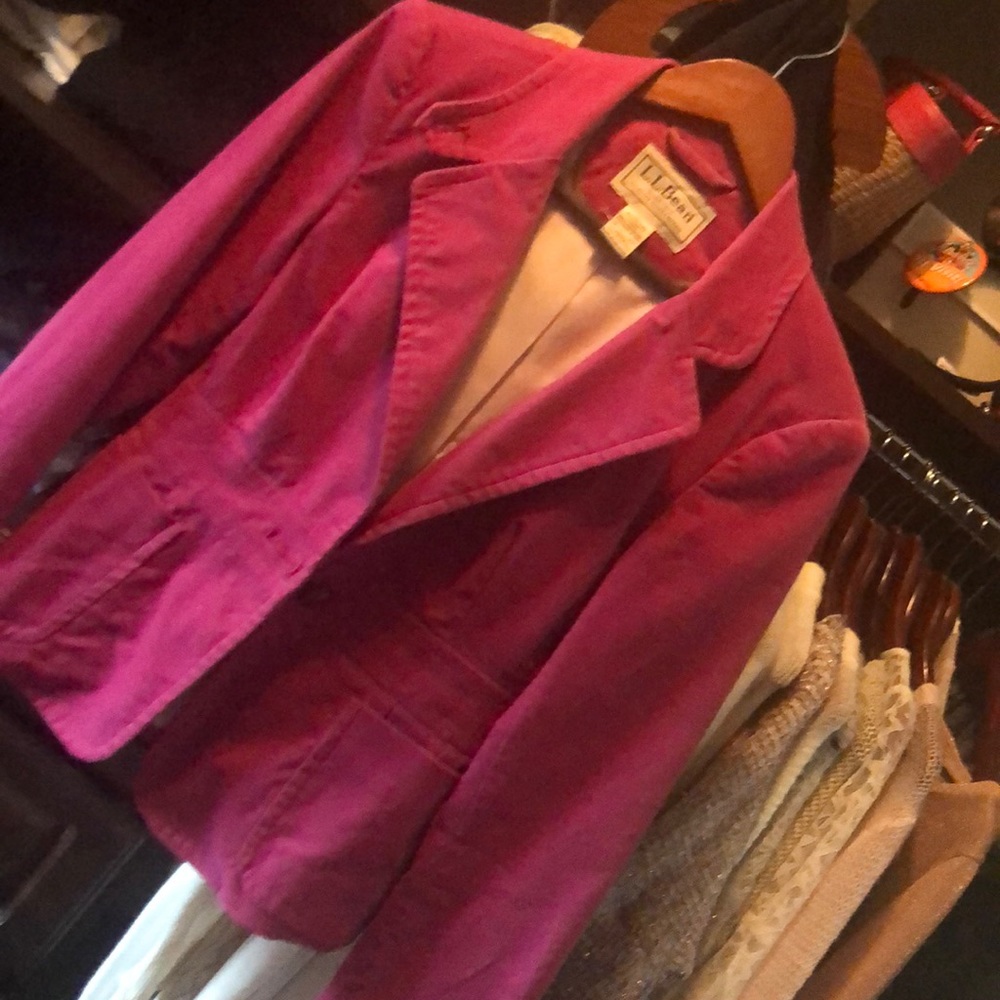 LL bean velvet blazer